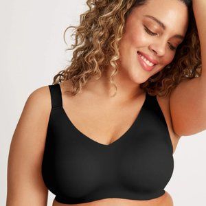 Knix padded v-neck evolution bra black